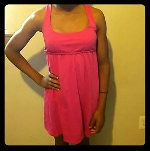 Mossimo junior dress size S pink criss cross back